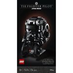 Casque de pilote de tie fighter lego star wars 75274 - noir