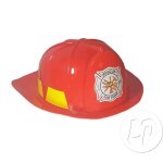 Casque de pompier fire chief rouge - enfant - accessoire de déguisement Casque de pompier fire chief rouge - enfant - accessoire de déguisement