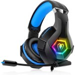 Casque de realite virtuelle casque gaming ps4 pro casque xbox one over - ear rgb 7 couleurs transducteurs ...