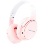 Casque sans fil - canyon - onriff 4 - bluetooth - usb type - c - rose