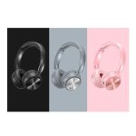 Casque sans fil - swissten - trix pink - radio fm - micro sd jusqu 32 go - prise jack