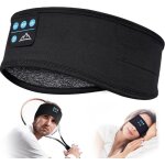 Mtevotx casque de sommeil bandeau bluetooth casque de sport masque pour les yeux de musique de sommeil ...