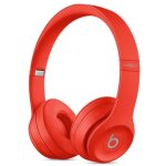 Casque supra - auriculaire - beats - solo3 - sans fil - rouge - sur - oreille