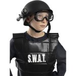 Casque swat pour dguisement enfant - noir - funidelia