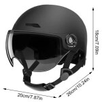 Casque trottinette electrique noir - abs �ponge - trottinette - adulte - homme noir