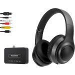 Casque tv sans fil anc pour seniors - r�duction active de bruit casques tv bluetooth 5. 3 pliable supra ...