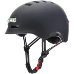 Casque de vlo pour adultes hommes femmes avec lumire usb rechargeablemousse eps paisse pour vlo urbain ...