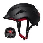 Casque v�lo adulte r�glable avec feu arri�re rechargeable usb - homme / femme - pour v�lo e - bike et ...
