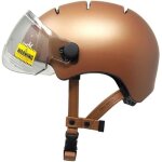 Casque vlo - kask - urban lifestyle mat - couleur camel mat - polycarbonate - mixte
