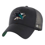 Casquette - 47 brand - san jose sharks - noir - 85% acrylique - ajustable