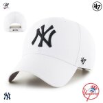 Casquette - 47 - ny yankees mvp - blanc - 85% acrylique - ajustable