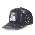 Capslab casquette dc comics street joker homme - baseball - noir - visi�re arrondie