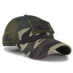 Casquette de baseball camouflage homme insfity - a1 - vert - coton - printemps / t - sportswear