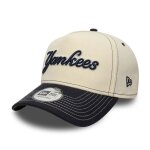 Casquette de baseball - new era - 9forty e - frame - ajustable snapback - patch yankees - bleu marine ...