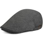 Casquette beret homme reglable plate vintage lvy chapeau - gris foncé Casquette beret homme reglable plate vintage lvy chapeau - gris foncé