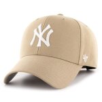 Casquette d�contract�e - 47 brand - mvp new york yankees - couleur khaki beige - ajustable - couronne ...