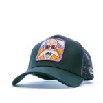 Casquette noir / rouge homme capslab kame