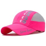 Casquette femme - anti - uv - tissu � s�chage rapide - rose rouge