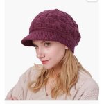 Casquette femme hiver bret femme polaire chapeau fille tricot bonnet lgant chapeau dhiver bonnet ...