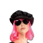 Casquette gavroche - mixte - tissu - couleur rose - style dcontract - adulte