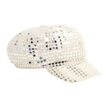Casquette gavroche argent adulte