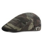 Casquette gavroche rtro camouflage unisexe - peaky blinders - vert - adulte mixte