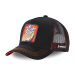 Casquette homme capslab dragon ball super gok ult - noir avec coultures orange - sportswear