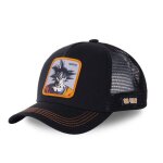 Capslab casquette trucker dragon ball z goku homme - trucker - filet rigide - noir orange gris - visire ...