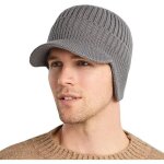 Casquette - homme - hiver - doublure chaude - cache - oreilles - taille unique 54 - 59 cm