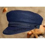 Casquette de marin pecheur breton (capitaine haddock)