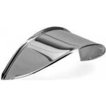 Casquette de phare coloris chromé pour feu optique rond moto mobylette cyclo Casquette de phare coloris chromé pour feu optique rond moto mobylette cyclo