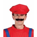 Casquette de plombier mario rouge - licence mario - accessoire de dguisement - mixte - tu