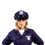 Casquette - police - bleu - adulte - mixte