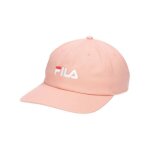 Casquette - fila - homme - rose - taille unique - 100% coton - visi�re incurv�e