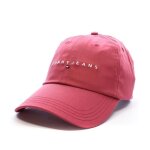 Casquette rouge mixte tommy hilfiger linear logo 6