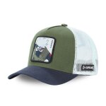 Capslab casquette trucker naruto kakashi homme - trucker - filet rigide - vert blanc bleu - visi�re arrondie ...