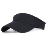 Casquette visi�re - sport tennis - noir