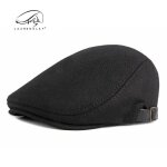 Casquettebrets de style britannique pour hommes casquette plate  la mode chapeau classique vintage ...