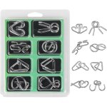 Casse - t�te m�tallique wire - jeu de patience - 8 pi�ces - pour adulte - int�rieur