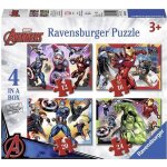 Casse - tte - ravensburger - marvel avengers - 4 puzzles - 12 16 20 et 24 pices - mixte