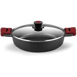 Casserole basse bra premiere - fonte daluminium - 28 cm - anti - adhésif - induction - four Casserole basse bra premiere - fonte daluminium - 28 cm - anti - adhésif - induction - four
