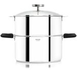 Casserole - cristel - biome - 20 cm - inox 18 / 10 - cuisson saine - fabrication française Casserole - cristel - biome - 20 cm - inox 18 / 10 - cuisson saine - fabrication française