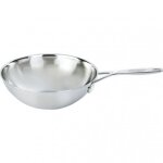 Casserole wok - demeyere - 408508800 - acier - 30 cm - inox - tous feux