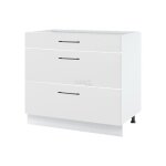 Casserolier lovia blanc mat l 90 cm - cuisineandcie