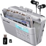 Cassette player k7 - lecteur cassette audio - convertisseur audio en mp3 - microphone et haut - parleur ...