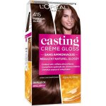 Casting cr�me gloss coloration ton sur ton pour cheveux sans ammoniaque marron glac� (415)