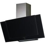 Cata hotte d�corative inclin�e valto 600 xgbk a + 60cm noire
