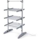 Catavana - s�che - linge electrique etendoir pliant dint�rieur - mat�riau: alliage en aluminium - 3 �tag�res ...