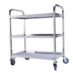 Catering chariot de service inox desserte de cuisine  roulettes