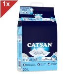 Litière minérale pour chat - catsan - hygiène plus - 20l - triple protection Litière minérale pour chat - catsan - hygiène plus - 20l - triple protection